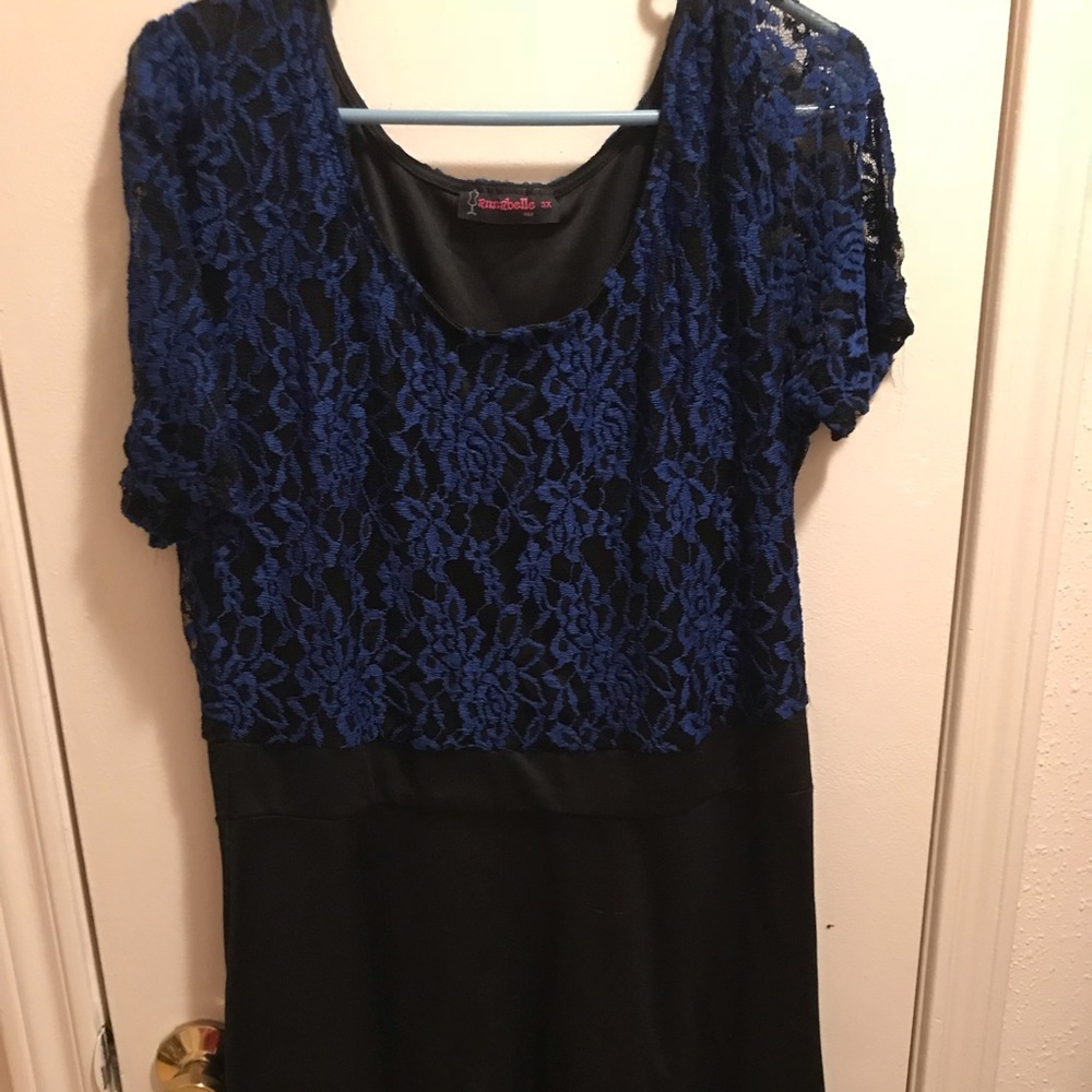 Dress with Blue lace